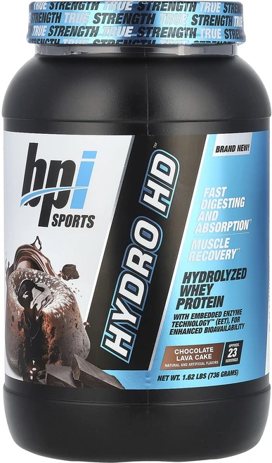 검증된효과 BPI Sports Hydro HD™ Hydrolyzed Whey Protein Chocolate Lava Cake 1.62 lbs (736 g) 인기상품입니다, BPISportsHydroHDHydrolyzedWhey, 736g, 1개 - 쿠팡