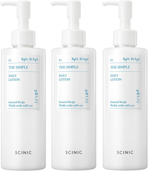 싸이닉 더심플 데일리로션 300ml 3개