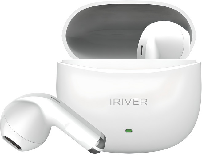 아이리버 오픈형 휴대용 미니 무선 블루투스 이어폰, IB-T1, 화이트