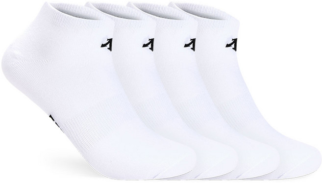 데상트 남성 기본 스니커즈 4P_WH, FREE, 4족세트_WH