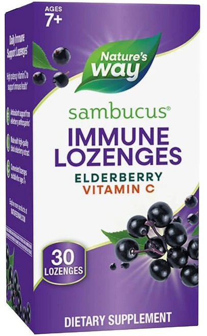 Nature's Way Sambucus 엘더베리 비타민 C 캔디 함유 면역 지원* 30개, Nature's Way Sambucus 엘더베리, 비타, 1개 - 쿠팡