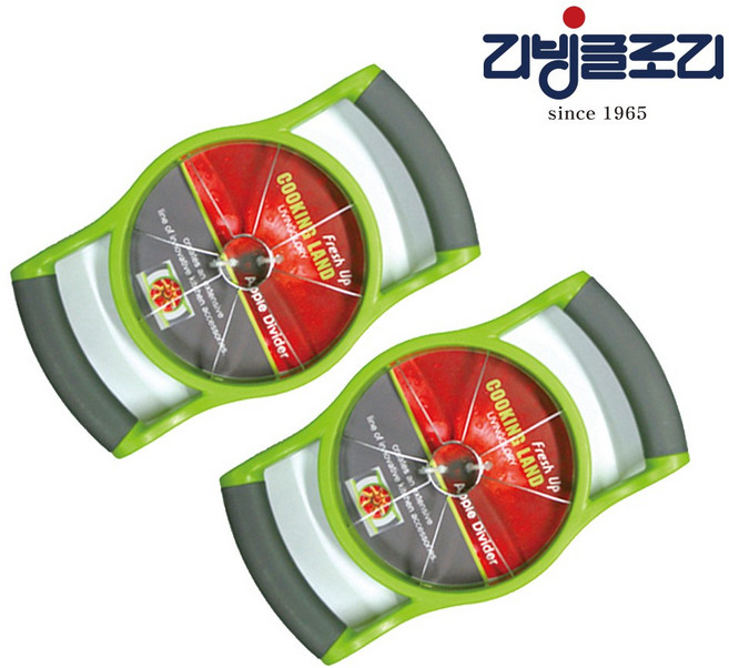 리빙글로리 사과커터기 애플 슬라이스 1+1, 1개