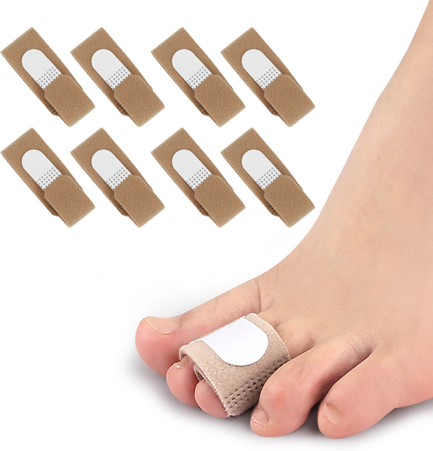 뽀아샵 손가락 발가락 교정 서포트 밴드 J-J026, 8개