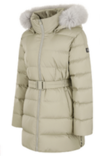 밀레 [겨울] 여자 매년 완판의 기록을 달성하는 핫한 아이템 적당한 길이감의 여성 폭스퍼 구스 다운 패딩 점퍼 / PAUL0317