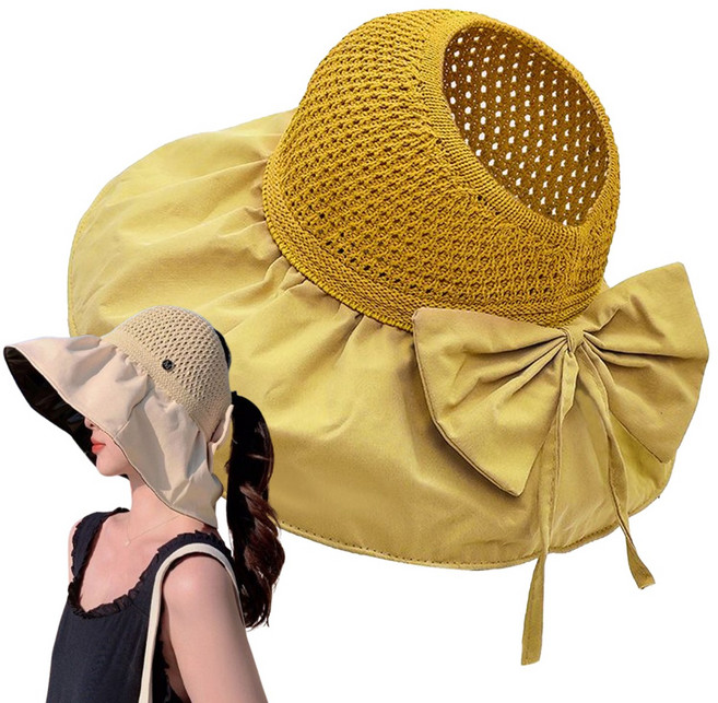 썬캡 햇빛가리개 여성 골프모자 버킷햇 벙거지 모자 자외선 차단 야외 모자 등산 통기성 아웃도어 비치 챙모자