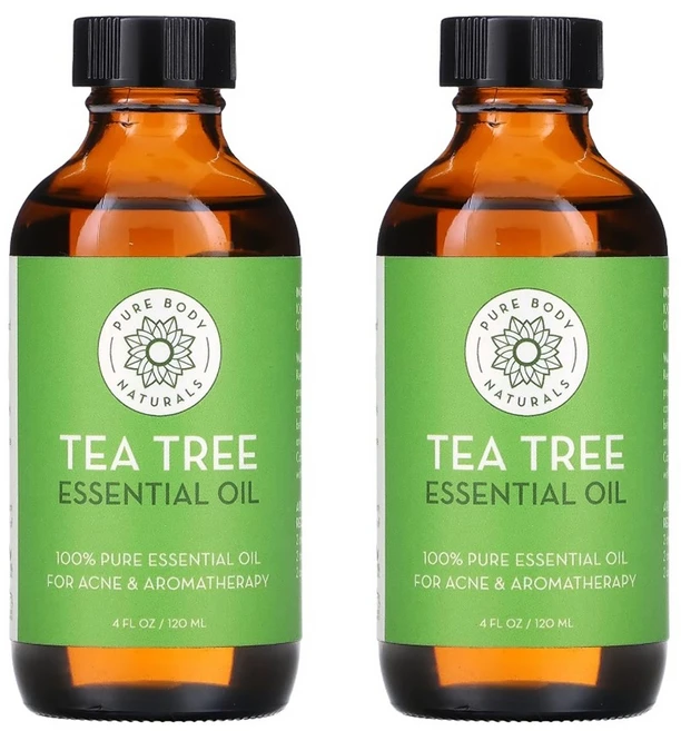 퓨어바디내추럴 티트리 에센셜 오일 120ml 2개 방향 아로마 디퓨저 - 쿠팡