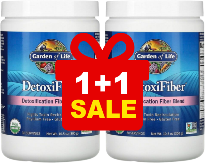 가든오브라이프 디톡시파이버 식이섬유 분말 Garden of Life Detoxifiber Powder, 2개, 300g