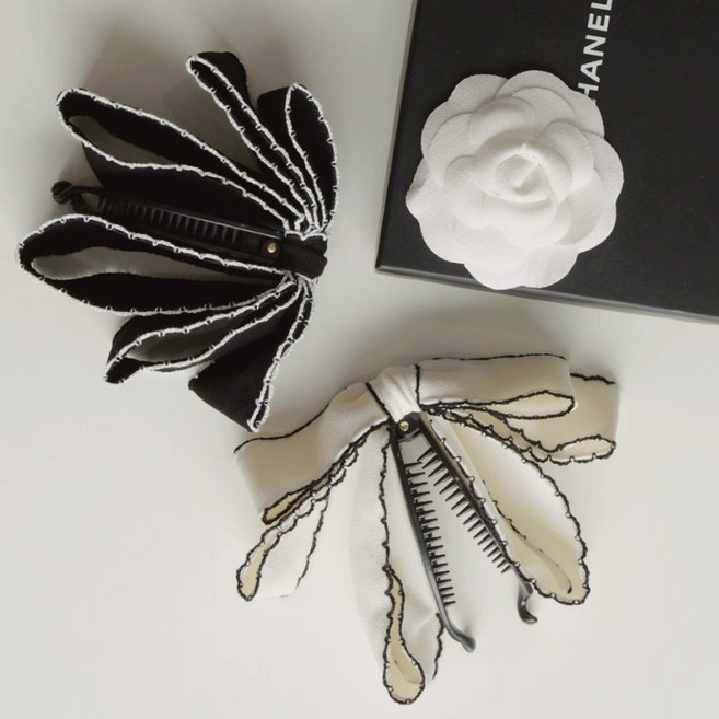 쑐뚀 리본 바나나 집게핀1+1