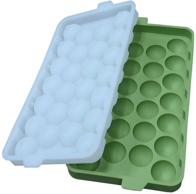 파미레 실리콘 뚜껑 아이스 트레이 26칸 아이스큐브 얼음틀, 1개
