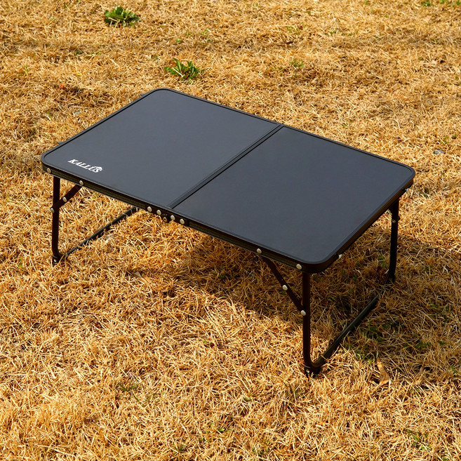 칼루스 2단 미니 테이블 블랙 60cm