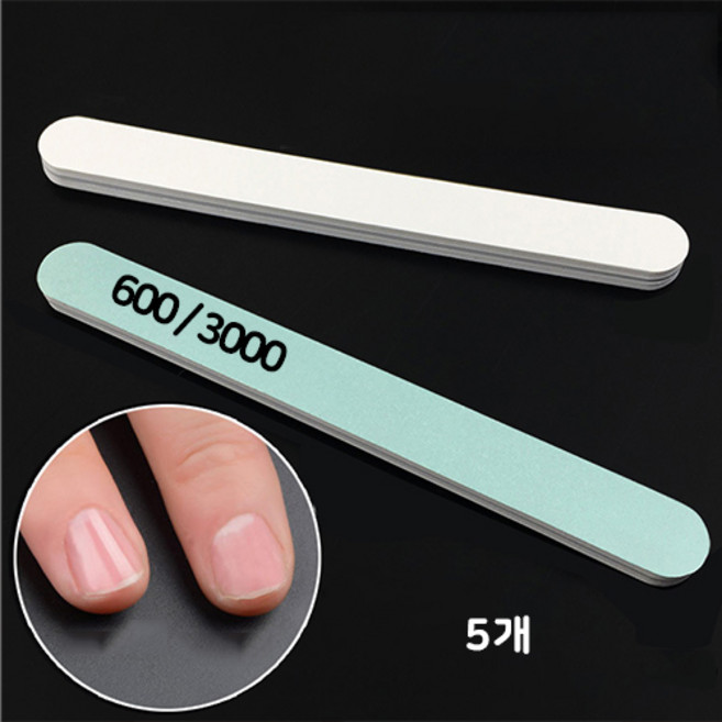 애니데코 네일 샤이닝 파일 버퍼 GRIT 600/3000, 5개