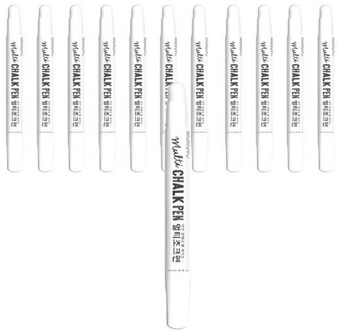 문교 멀티 초크펜, 60개, 화이트