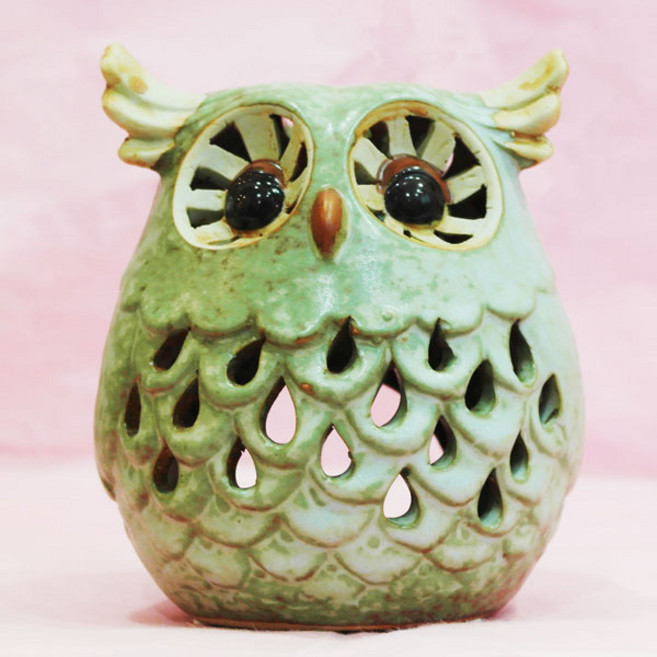 부엉이 아로마 캔들 홀더 소 - 캔들홀더/캔들받침, 단품, 1개