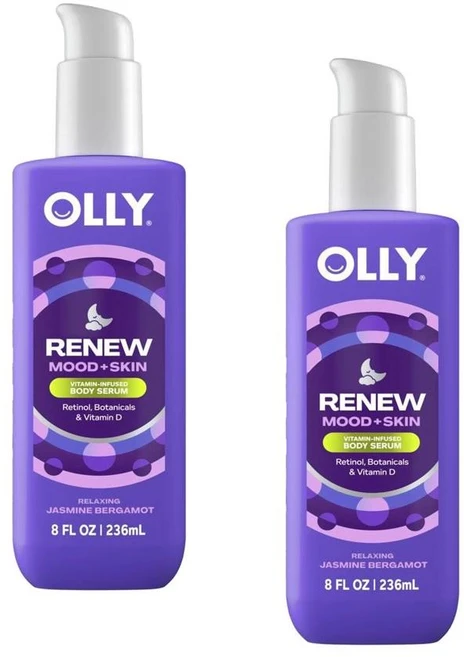 올리 리뉴 무드 스킨 레티놀 보태니컬 비타민D 함유 바디세럼 OLLY Renew Mood+skin Bodywash, 2개, 236ml - 쿠팡