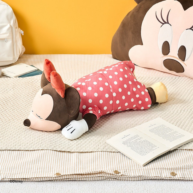 [MODERN HOUSE 중계점] 디즈니 미니 슬리핑 애착베개 24x58 RD1126005, 1개, 이미지참고