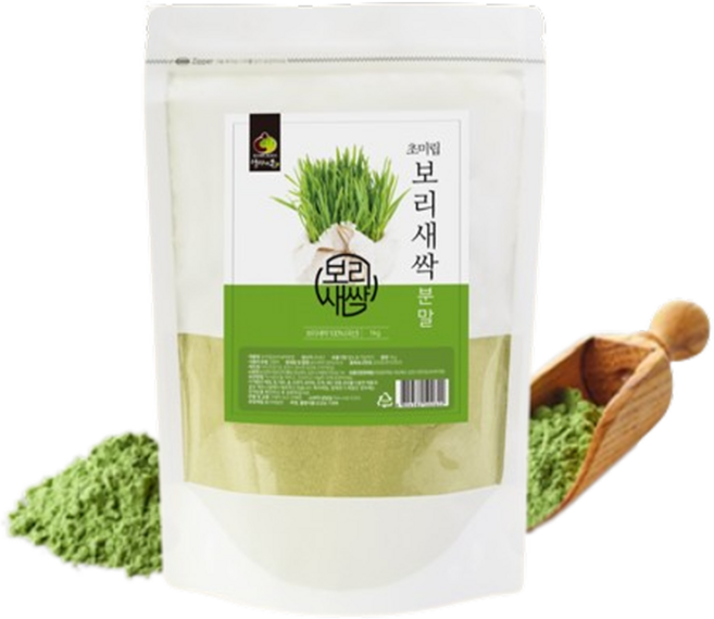 엄마애손 새싹보리분말 물 국산 보리새싹 가루 쉐이크 차 식이섬유 1kg, 1개