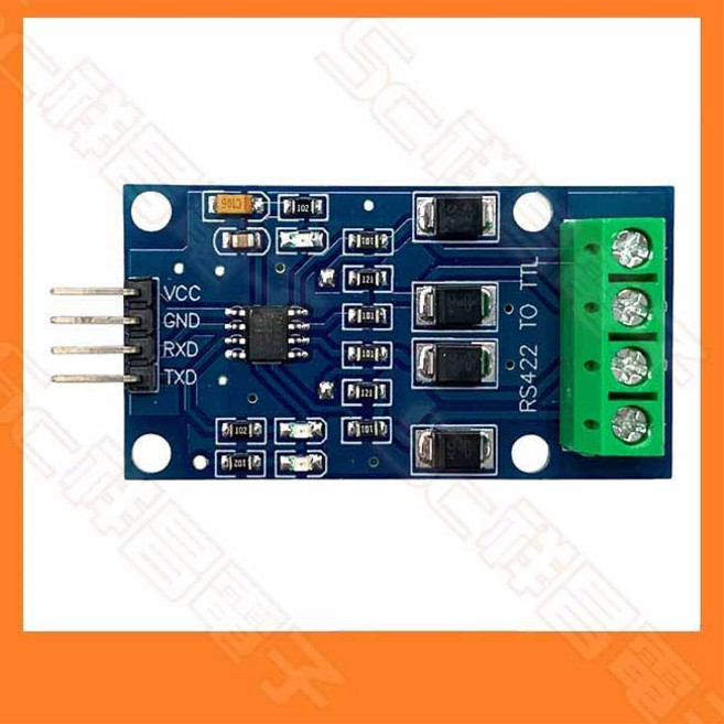 祥昌電子 RS422轉TTL模組 雙向信號 全雙工 RS422互轉MAX490單片機, 1個
