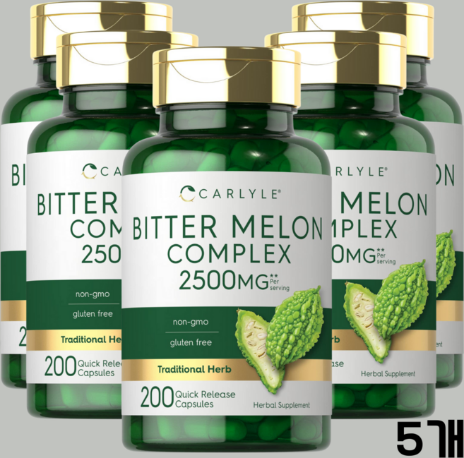 혈당 혈행 다이어트 좋은 천연 인슐린 여주환 고함량 2 500mg 200정 5개