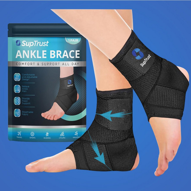 아마존 2위 셔프트러스트 얇은 발목보호대, 1세트