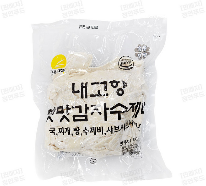 내고향 옛맛 감자수제비 (실온), 4개, 1kg