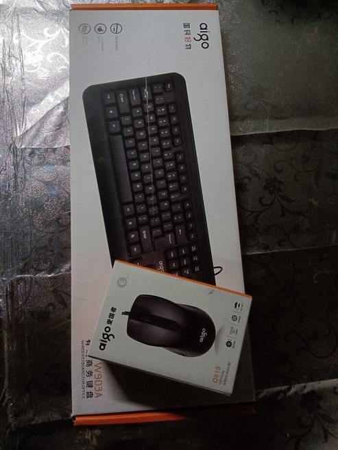 PS2圓頭 有線鍵盤滑鼠套裝 家用老式圓口機械鍵盤, 如圖所示, 詳情內介紹, 製造商軸