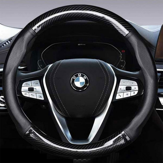 이필드 기아 레이 핸들커버 미끄럼방지 공용사이즈, 3.스포츠 카본-블랙