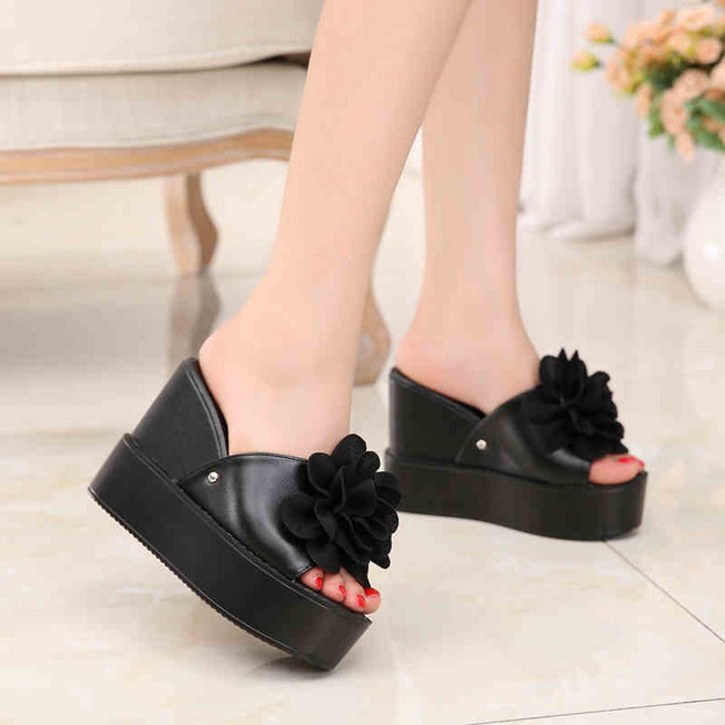 웨지 슬리퍼 빅 사이즈 샌들 여름 속굽 샌들 스몰 사이즈 샌들