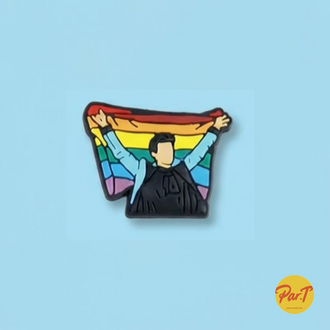 PAR.T 彩虹洞洞鞋扣