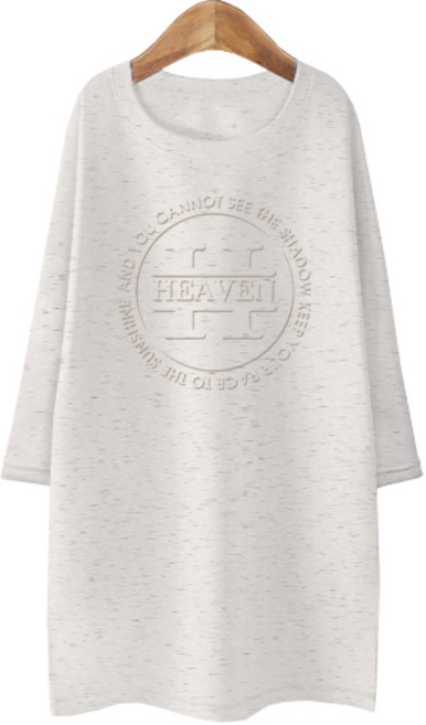 블론디 여성용 헤븐 특양면 7부 반소매 티셔츠