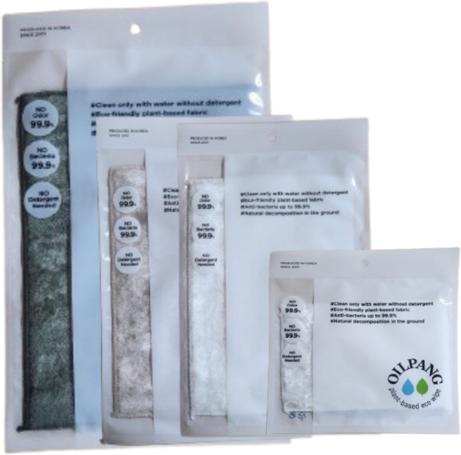 오일팡일팡 행주 정품 세제없이 씻기는 냄새안나는 요술 행주 인스타 핫템 대1 중2.소1 (4p), 1개