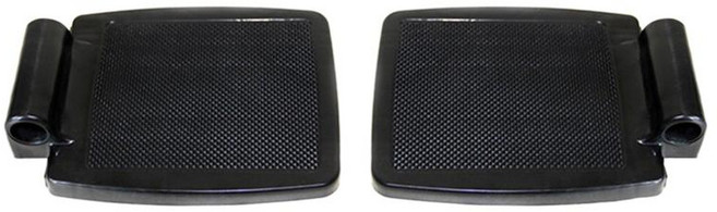 shangren 휠체어 발판 수동 휠체어 발 페달 교체 휠체어 부품, 플라스틱 2.2cm 구멍, 다중 크기, 1개