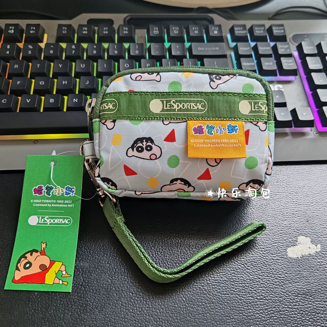 산리오 미니 카드 가방 열쇠 가방 멀티 지퍼 동전 지갑 핸드백 손목 가방