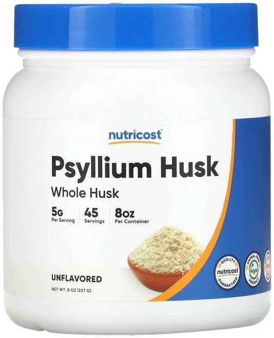 뉴트리코스트 실리엄 허스크 WHOLE 227g (차전자피 글루텐프리 GMO무첨가), 뉴트리코스트 Nutricost, Psyllium Hus, 1개 - 쿠팡