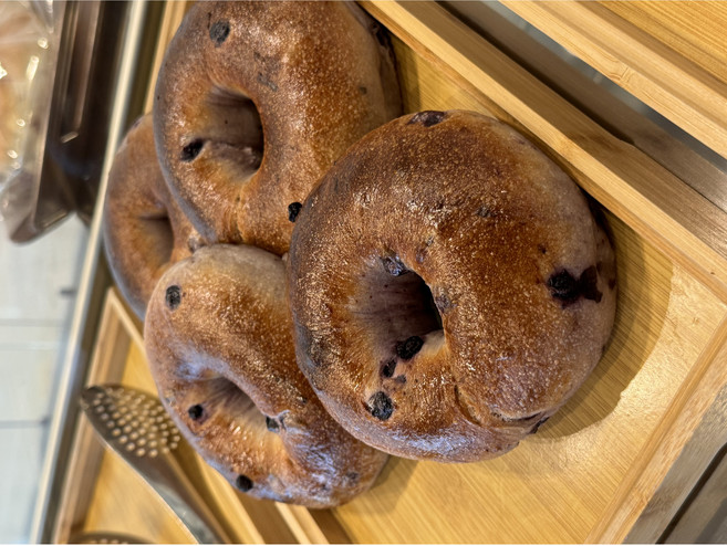 천안 오프베이글 화덕 베이글 갓 구운 수제 화덕 블루베리 베이글(6개입) 주문 후 생산 빠른 배송, 1세트, 600g