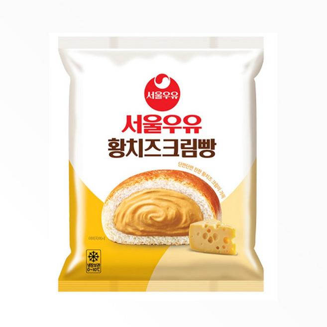 서울우유 황치즈크림빵, 130g, 6개