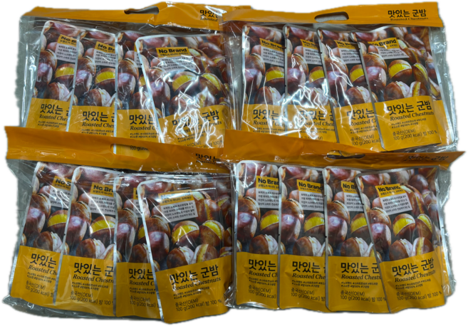 노브랜드 까먹기 쉬운 맛잇는 군밤 냉동 수량, 4개, 400g