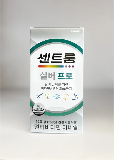 하루 한번 한알 간편하게 [약국정품] 센트룸 실버세대 맞춤 실버프로 멀티비타민, 120회분, 1개 - 쿠팡