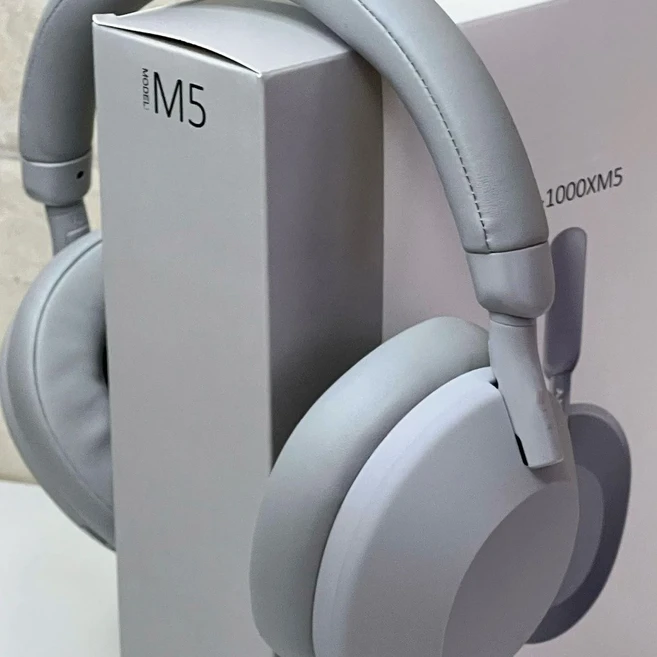 WH1000XM5 진정한 무선 블루투스 헤드셋 스테레오 사운드 스포츠 게임용 소니 호환, 03 회색