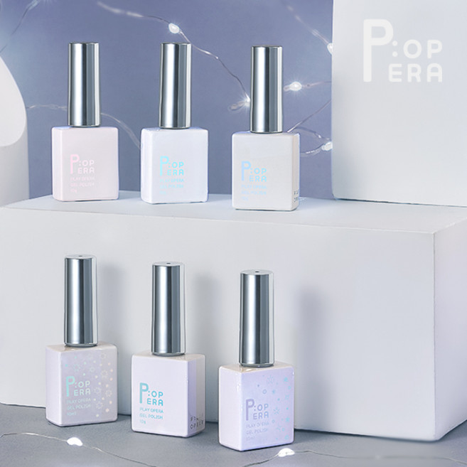 P.OPERA 팝페라젤 하양하양 6종 단품, HA-52, 10g, 1개