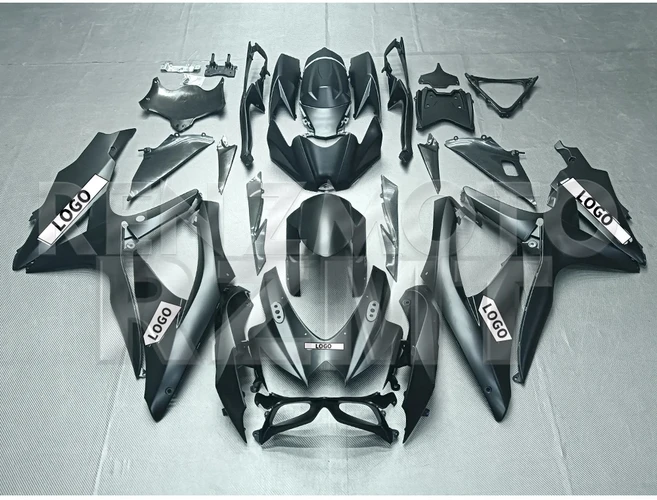 납품전문 K8 K9 오토바이 페어링 세트 바디 키트 스즈키 GSXR 600 750 GSXR750 2008-2010 장식 플라스틱 가, 11 I (matte black)