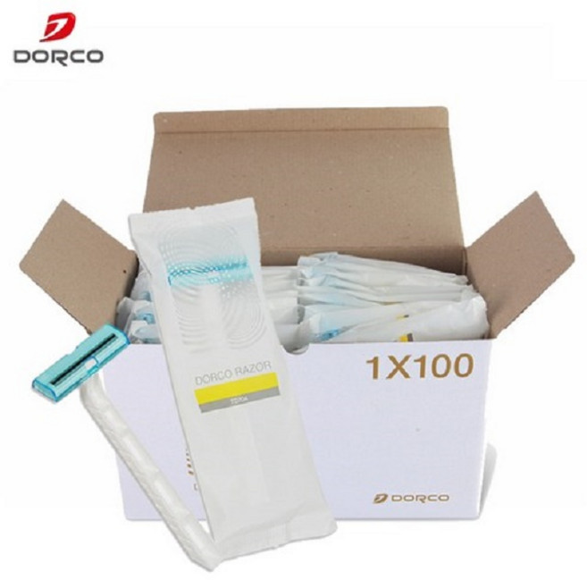 도루코 프레쉬 2중날 면도기, 100개, 1개