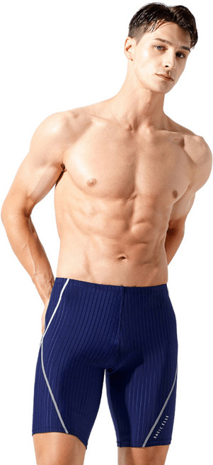 베이직엘르 5부 사각 남성 실내수영복 BEZ-R405N