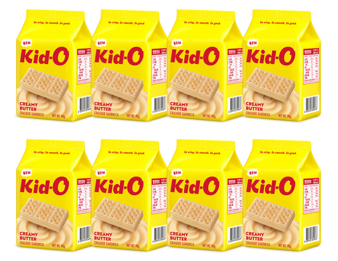 키도 크리미 버터 크래커 샌드위치 90g x 8개, 720g, 1개