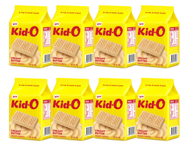 키도 크리미 버터 크래커 샌드위치 90g x 8개, 720g, 1개 - 쿠팡