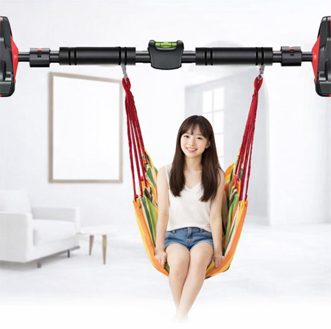 5시 당일출발 fooi 30초 간편설치 문틀철봉 가정용 다목적 철봉 최상그립감 해먹 빠른배송, 철봉 M + 해먹