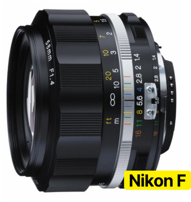 [정품등록시 5만 포인트 3년 보증] 보이그랜더 NOKTON 58mm F1.4 SLIIS 블랙 니콘용 수동렌즈