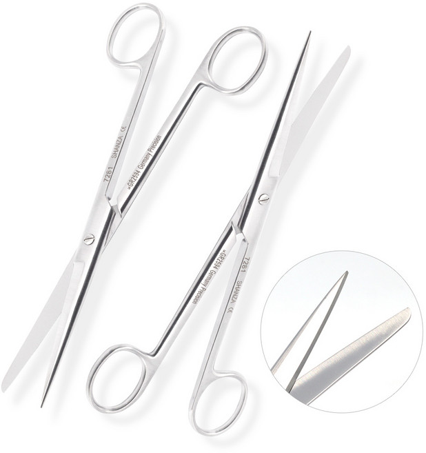 [케이솔루션] 의료용 외과가위 S/B 18cm 고급형, 2개