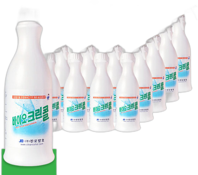 진로발효 바이오크린콜 살균소독제 알콜 75%, 20개, 450ml