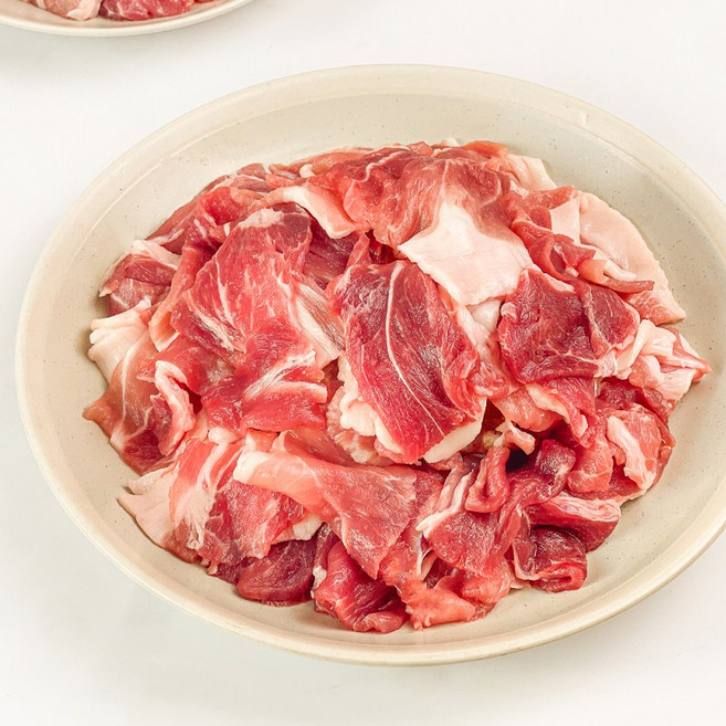 베스트밀 수입 목전지 돼지고기 제육볶음용 250g x 8팩 개별포장 총 2kg