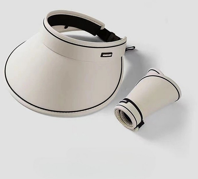 썸버 자외선 차단 돌돌이 썬캡 여성 챙넓은 모자